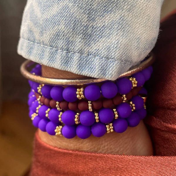 Super Gem Perlenarmband LITTLE purple, style